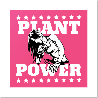 Vegan Female Plant Power Posters and Art